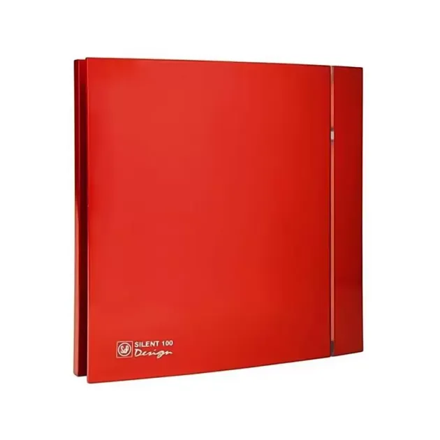 Вентилятор с таймером Soler&Palau SILENT-100 CRZ RED DESIGN 4C, фото - 2